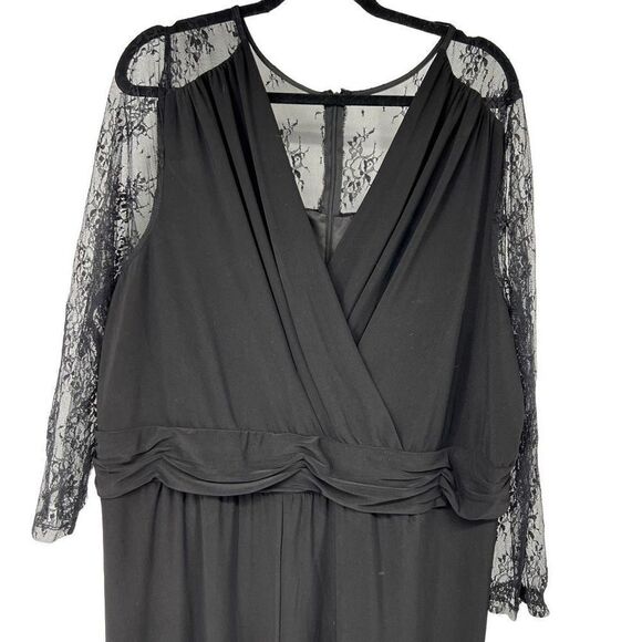 Scarlett Black Lace Long Sleeve Jumpsuit‎ - Picture 3 of 12